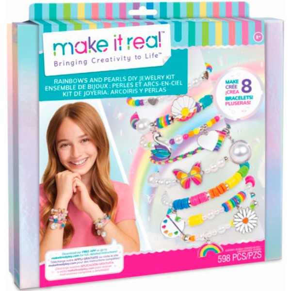 Фото - Набір для виготовлення прикрас Make it Real Кольорова перлина 598 шт. (MR1729)